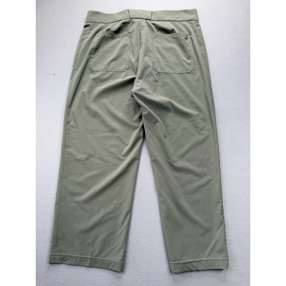 Athleta Tribeca Utility Crop Pants Womens 4 Laurel Olive High Rise - Picture 10 of 16